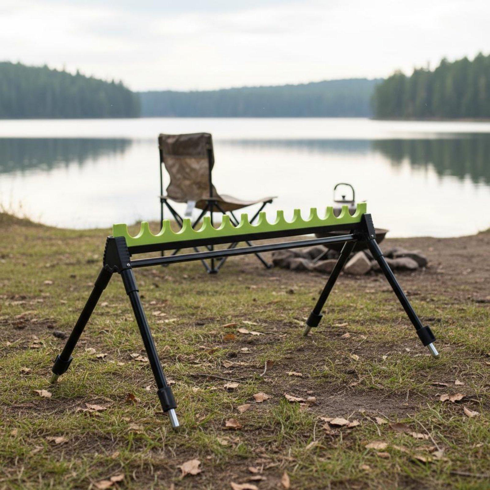Fishing Rod Rack - Supporto per Canne da Pesca Multi-Slot,