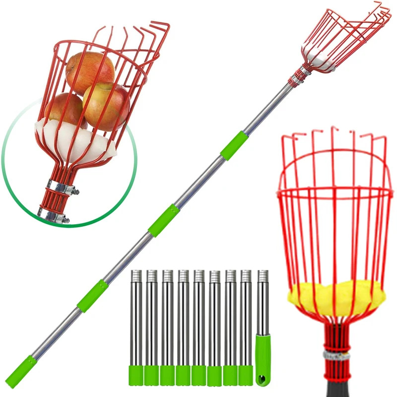 Fishing Rod Telescopic - Raccoglitrice di frutta con asta telescopica