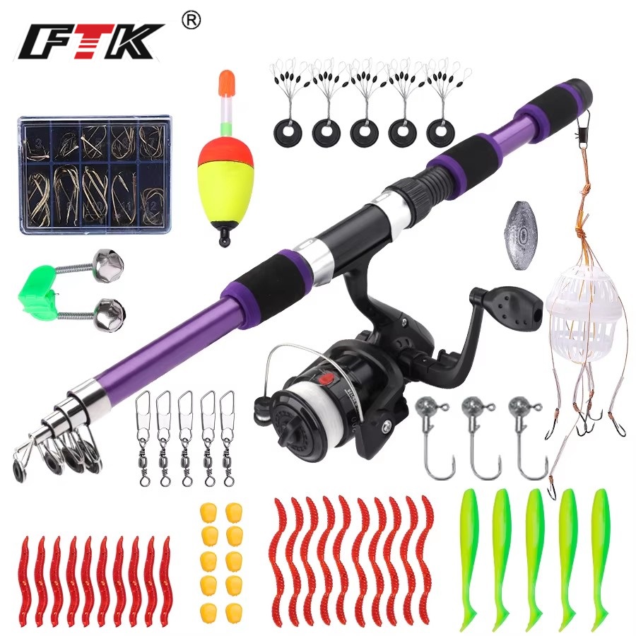 Fishing Rod Combo - FTK 1.8M Mulinello per canna da