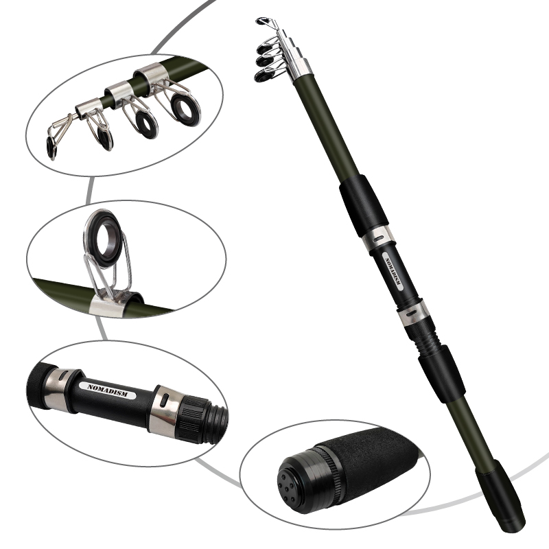 Canna da Pesca Spinning in Fib - Fishing Rod Combo recensione e prezzo