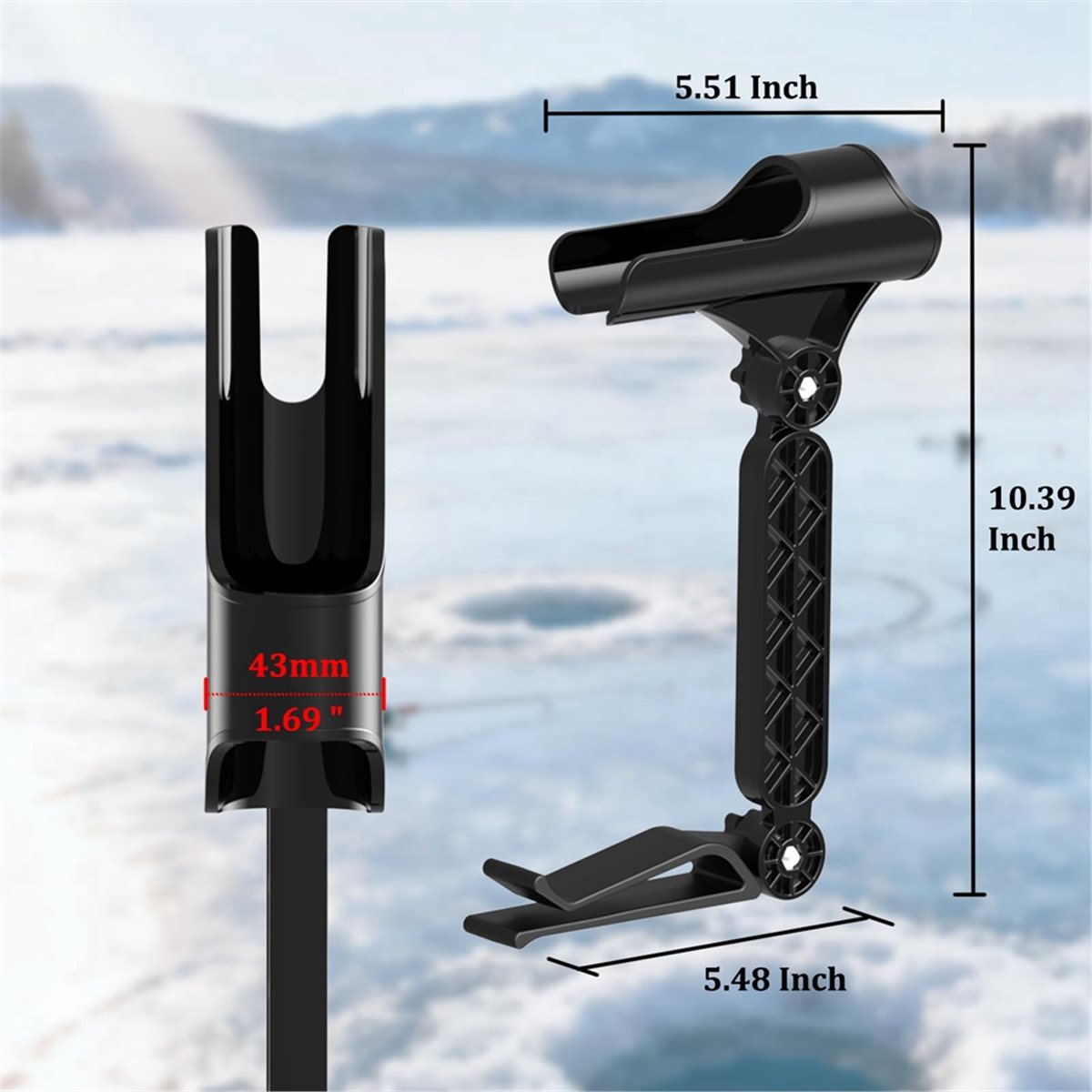 POPULAR-2 Pezzi Portacanna Reg - Fishing Rod Ice recensione e prezzo