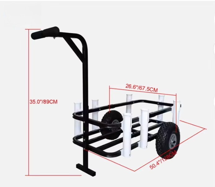 Carrello Pieghevole da Spiaggi - Fishing Rod Boat recensione e prezzo